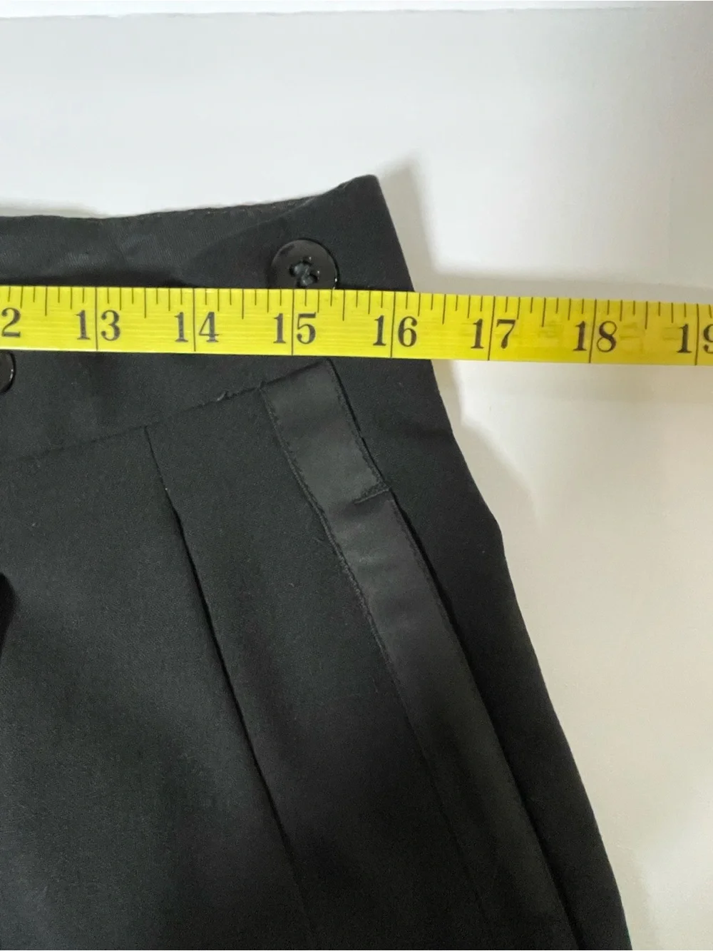 Black Men's Dress Pants - Classic Tuxedo Stripe